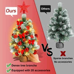 Ikodm Mini Weihnachtsbaum Dekoration 40cm