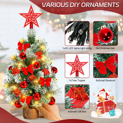 Ikodm Mini Weihnachtsbaum Dekoration 40cm
