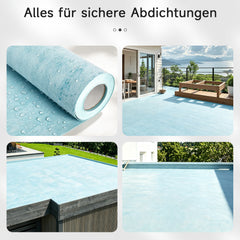 Ikodm Dichtbahn 0,65 mm, unter Fliesen | PE/PP-Verbundbahn zum Abdichten von Dusche und kleinem Bad;