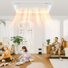 Ikodm Infrarotheizung Deckenmontage mit Thermostat