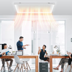 Ikodm Infrarotheizung Deckenmontage mit Thermostat