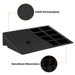 Ikodm 2x Auffahrrampe Fahrzeugrampe bis 10T