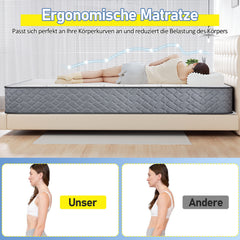 Ikodm Federkernmatratze Taschenfederkernmatratze