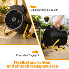 Ikodm 2000W Frostwächter mit Thermostat Gewächshaus IPX4