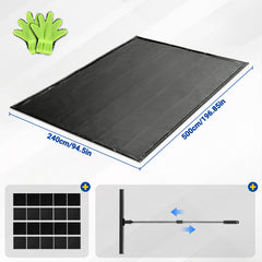 Ikodm Garagenbodenmatte Werkstattmatte Befahrbar Bodenmatte für Garage Garagenmatte