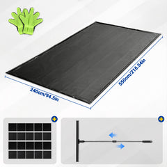 Ikodm Garagenbodenmatte Werkstattmatte Befahrbar Bodenmatte für Garage Garagenmatte