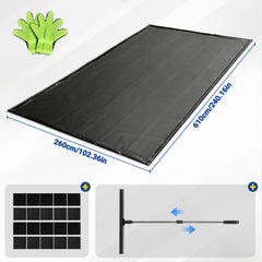 Ikodm Garagenbodenmatte Werkstattmatte Befahrbar Bodenmatte für Garage Garagenmatte