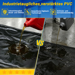 Ikodm Garagenbodenmatte Werkstattmatte Befahrbar Bodenmatte für Garage Garagenmatte