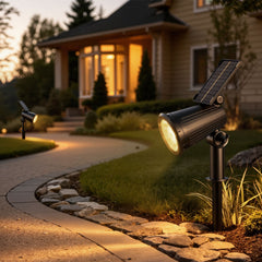 Ikodm LED Solar Gartenstrahler IP65
