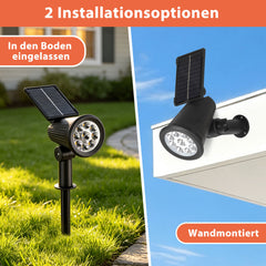 Ikodm LED Solar Gartenstrahler IP65