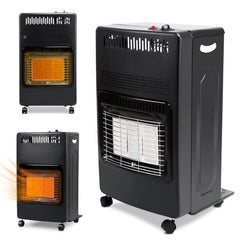 Ikodm Gasheizofen Gasheizer Keramik 4,2 KW mit Gasdruckregler