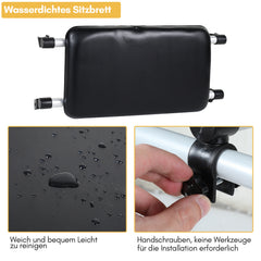 Ikodm Klappbarer Gehwagen für Senioren mit 2 Rollen, höhenverstellbar bis 180 kg