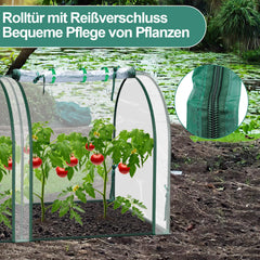 Ikodm Gewächshaus PVC 270×90×90cm Transparent