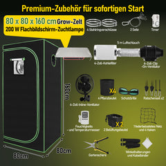 Ikodm Growzelt Growbox Komplettset Vollspektrum