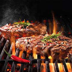 Ikodm Gusseisen Grillrost Emaillierter Grillgitter