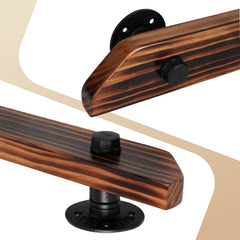 Ikodm Handlauf Kiefernholz, Geländer Wandhandlauf Wand Treppe