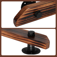 Ikodm Handlauf Kiefernholz, Geländer Wandhandlauf Wand Treppe