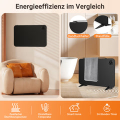 Ikodm Infrarotheizung Smart Thermostat Handtuchhalter