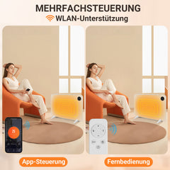 Ikodm Infrarotheizung Smart Thermostat Handtuchhalter