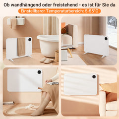 Ikodm Infrarotheizung Smart Thermostat Handtuchhalter