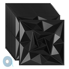 Ikodm 3D Wandpaneele Hartes 3D-Profil-Kunststoff für Raumgestaltung