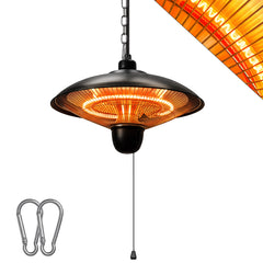 Ikodm Heizstrahler Outdoor 1800 W, 3 Heizstufen, IP55, Carbon-Heizröhre