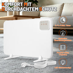 Ikodm Infrarotheizung Heizung App/Wifi Elektroheizung Thermostat Heizgerät