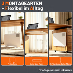 Ikodm Infrarotheizung Heizung App/Wifi Elektroheizung Thermostat Heizgerät