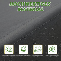 Ikodm Hollywoodschaukel Gartenschaukel 3 Sitzer mit Sonnendach