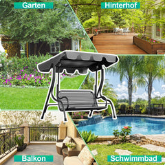 Ikodm Hollywoodschaukel Dachbezug Ersatzdach Gartenschaukel Universal