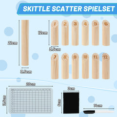 Ikodm Kubb Holz Holzkegel Wikingerspiel Outdoorspiel Gartenschach Wurfspiel Playtive