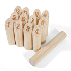 Ikodm Kubb Holz Holzkegel Wikingerspiel Outdoorspiel Gartenschach Wurfspiel Playtive