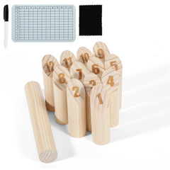 Ikodm Kubb Holz Holzkegel Wikingerspiel Outdoorspiel Gartenschach Wurfspiel Playtive