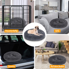 Ikodm Hundebett Hundekissen Haustierbett Katzenbett Plüsch Schlafplatz