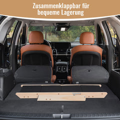 Ikodm 2-in-1 Hundetreppe & Hunderampe aus Holz, 4 Stufen, 65 cm hoch