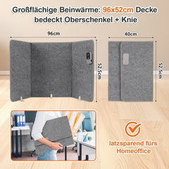 Ikodm Infrarot Panel Infrarotheizung Warme Füße 205W