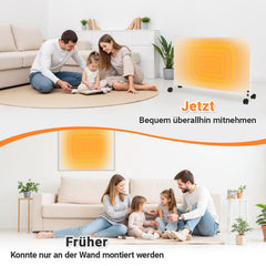 Ikodm Infrarotheizung Standfüße Universel Zubehör Mit Rollen Heizpanel Edelstahl
