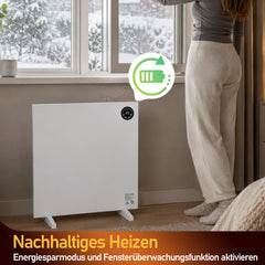 Ikodm Infrarotheizung Elektroheizung Touchdisplay 400W / 750W / 1000W