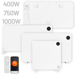 Ikodm Infrarotheizung Elektroheizung Touchdisplay 400W / 750W / 1000W