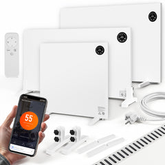 Ikodm Infrarotheizung Elektroheizung Touchdisplay 400W / 750W / 1000W