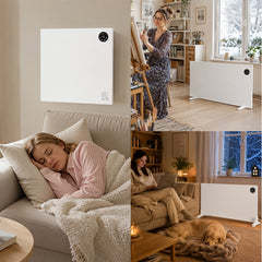 Ikodm Infrarotheizung Elektroheizung Touchdisplay 400W / 750W / 1000W