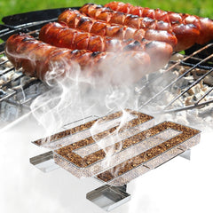 Ikodm Kaltraucherzeuger aus Edelstahl für Smoker und Räucherofen