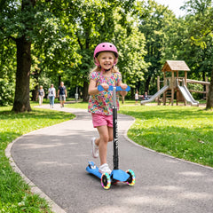 Ikodm Kinderroller Faltbar mit LED Leuchtenden Räder