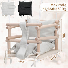 Ikodm Babyschaukel Kindersitz Gartenschaukel 3 in 1 Schaukel