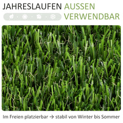 Ikodm Kunstrasenfliesen mit Klicksystem Rasenfliesen 30x30cm