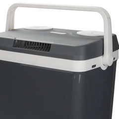 Ikodm 24 Liter Kühlbox Thermo-Elektrische 12V 230V,Mini-Kühlschrank KÜHLT und WÄRMT,Auto-Kühlbox mit ECO-Modus, für Auto Camping