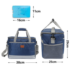 Ikodm Kühltasche Campingtasche Isoliertasche Faltbar Kühlbox Picknicktasche 15/25/33L