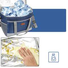 Ikodm Kühltasche Campingtasche Isoliertasche Faltbar Kühlbox Picknicktasche 15/25/33L