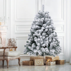 Ikodm Künstlicher Weihnachtsbaum mit Schnee