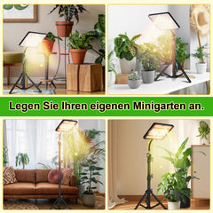 Ikodm LED Pflanzenlampe Grow Light UV IR mit Ständer